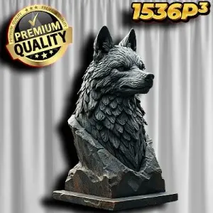 Wolf Bust ❤️