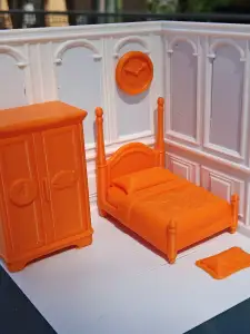 Barbie and Doll House Series - Bedroom Set/Accessories