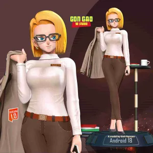 Android 18 - Office Girl