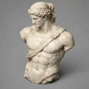 Apollo Bust Sculpture