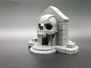 Skull Dungeon Entrance – Dark Fantasy RPG Terrain DnD