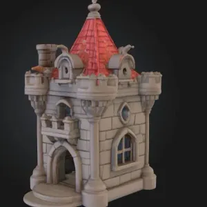 Gothic Hamster Manor Pet Home