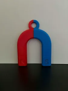 Magnetic Horseshoe Keychain –Simple & Fun 3D Print