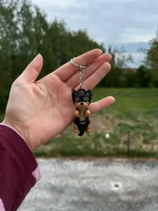 Yorkshire Terrier Keychain – Articulated Flexi Dog