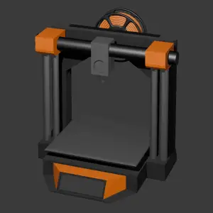 Small-Scale 3D Printer Toy with movable part! (Mini filament