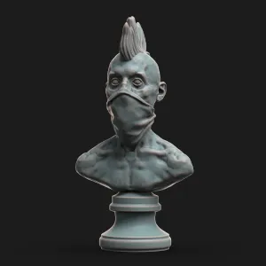 Male bust 012