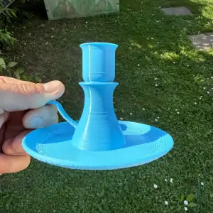 Candle holder for candle and manipulation