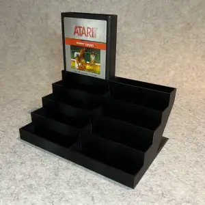 Display stand for Atari 2600 games cartridges