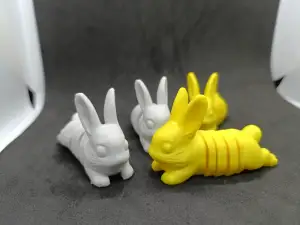 Articulated Bunny Toy, Flexible Movable Figurine