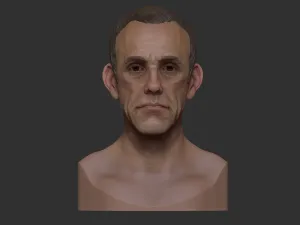 Christopher Lloyd bust 3D print model