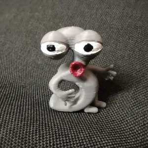 3 – Cheeky Number Three Standing Figurine