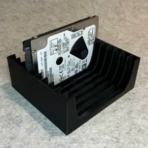 Storage box holder for 10x 2,5" HDD drive