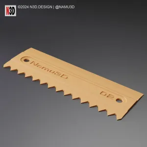 Cake decorating scraper 02