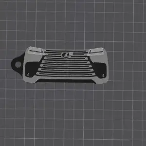 Lexus LX 600 Keychain