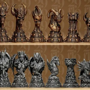 Angels vs Daemons Chess Set