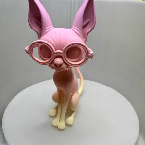 Professor Whiskers – The Scholarly Sphynx