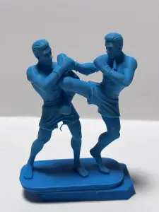 Kick boxing trophy