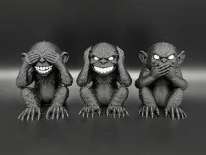 Three Wise Gremlins – No Evil Collection