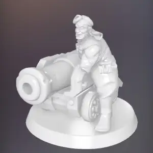 War Games Canon + Soldier