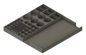 Battery Tray | AA, AAA, C, D, 9V & CR2032
