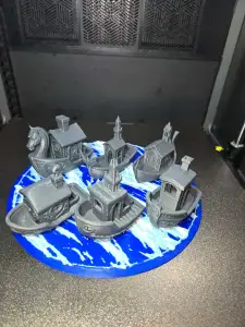 LOTR Lord of the Rings Benchy Boats COLLECTION
