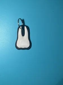 Human Tooth Keyring