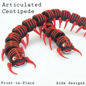 Articulated Centipede (Print-in-Place)