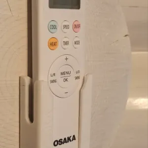 wall mount holder for air conditioner remote controls osaka
