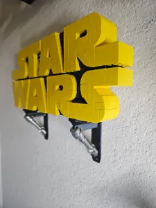 Star Wars Lego Logo wall mount
