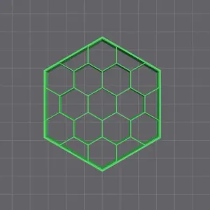 Honeycomb cookie cutter