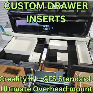 GENERIC DRAWER INSERTS D3P RISER, SIDEKICK, HI OVERHEAD