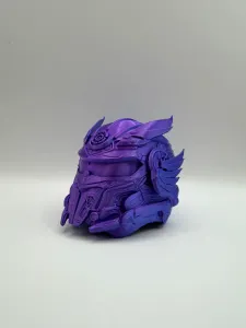 Futuristic Cybernetic Helmet