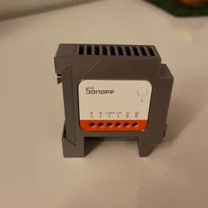 supporto barra din per sonoff mini r4