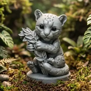 Süßer Leopard