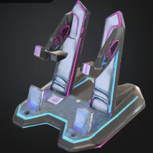 Controller Stand in Cyberpunk Theme Version 1