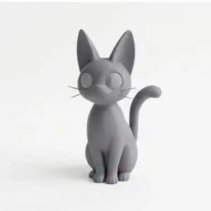 Jiji the Cat – Stylized 3D Miniature