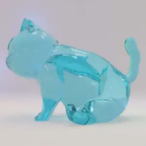 Fish In The Cat (Clear Resin Print Only)