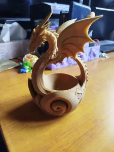 Dragon Guardian Planter – Fantasy Succulent Pot