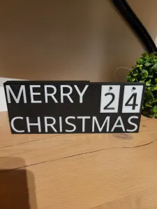 CHRISTMAS DECORATION WITH BACKLIGHT