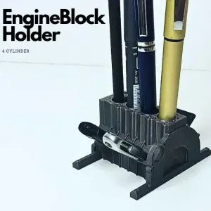 Engine Block inline4 Pen Holder (USB,SD,microSD)