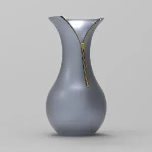 zippered Vase