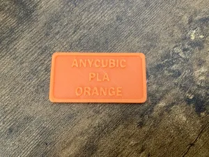 simple & customizable filament swatches in 45 & 50mm