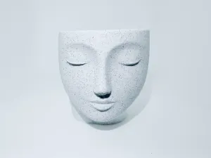 Minimalist Face Planter Pot - Modern Succulent Planter