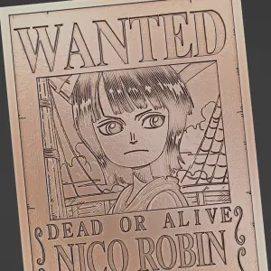 Nico Robin wanted Poster - One Piece