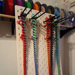 IKEA SKÅDIS Dragon Display Hangers (Articulating Dragons)