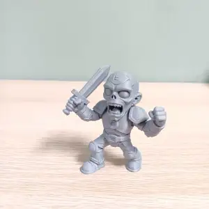 Zombie Knight Figurine (Sword Raised)