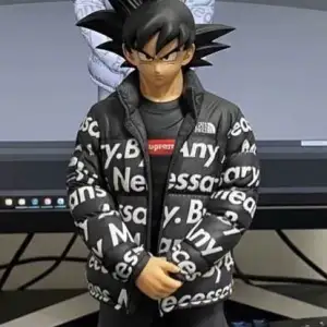 Goku in drip outfit figurine