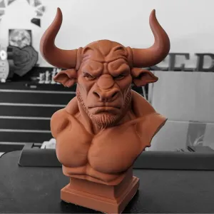Minotaur Bust