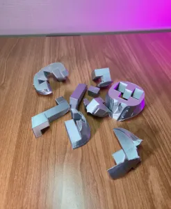 Knight’s Helm Puzzle – 9 Piece Interlocking Model