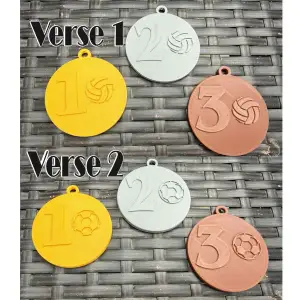 Medals for the best football/volleyball players